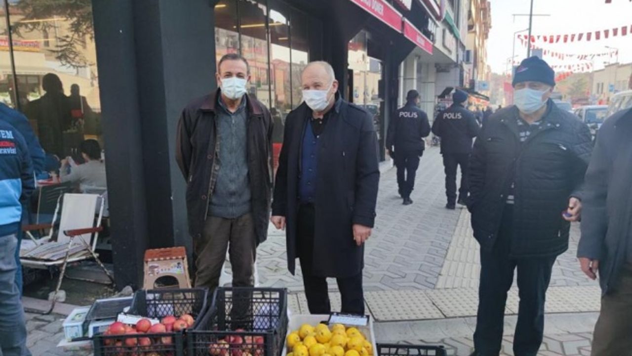 Beypazarı MHP İlçe Başkanından Pazar Ziyareti