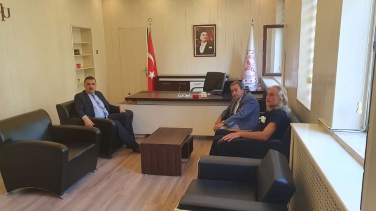 Kaymakam Erdoğan’dan İlçe Sağlık Müdürlüğü’ne Ziyaret