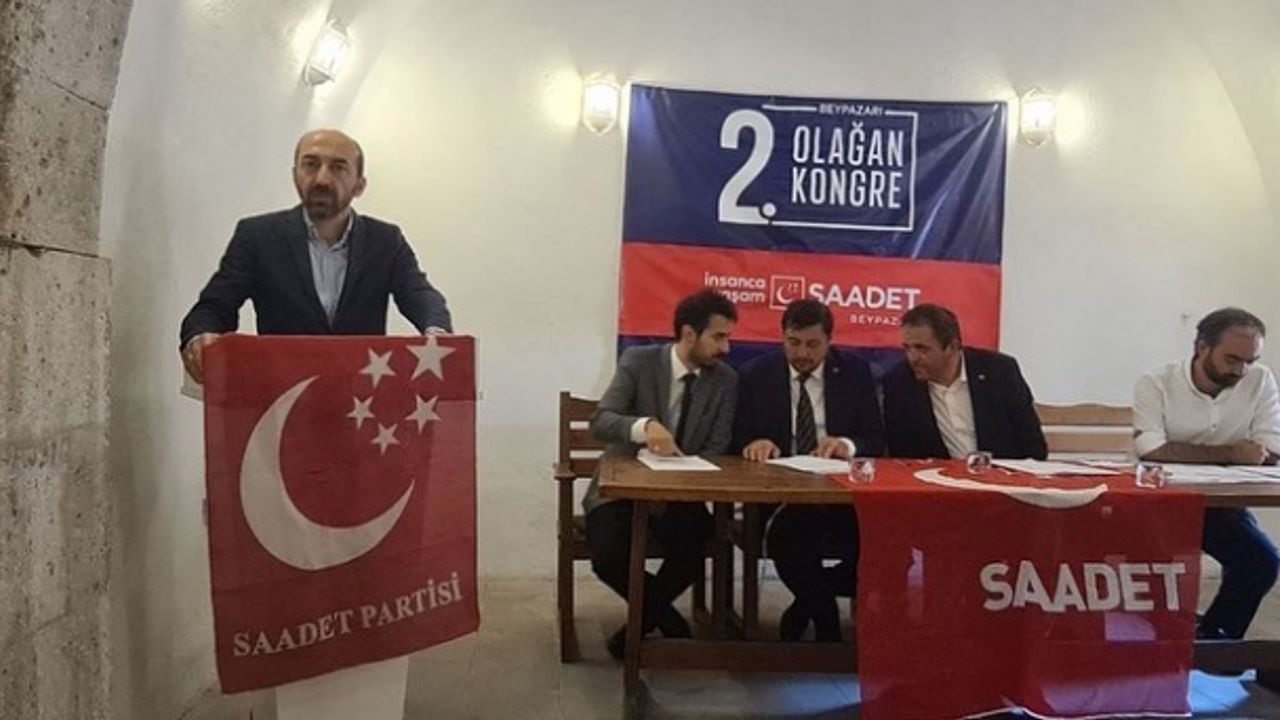 Beypazarı Saadet Partisi Olağan Kongresi Yapıldı