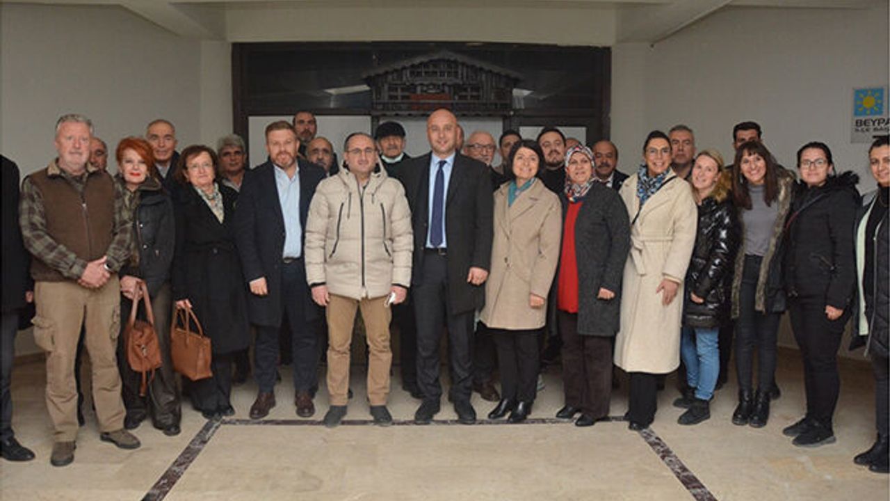 Başkan Adayı Yılmaz Beypazarı’nı Ziyaret Etti