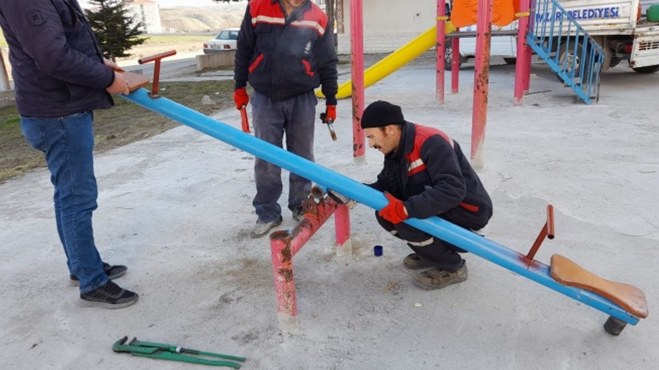 Beypazarı’ndaki Park ve Yeşil Alanlar Düzenleniyor