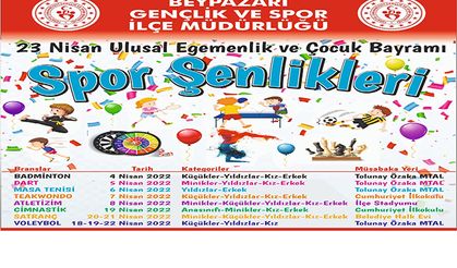 23 Nisan Spor Şenlikleri Başlıyor
