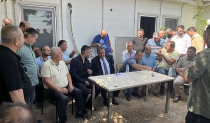 İYİ Parti Ankara Bölge Milletvekili Yüksel Arslan Maden İşçileriyle Beraber