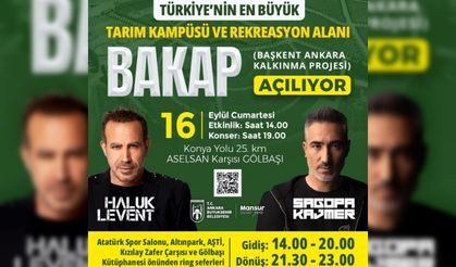ANKARA BÜYÜKŞEHİR BELEDİYESİNDEN TÜRKİYE’NİN EN BÜYÜK TARIM KAMPÜSÜ VE REKREASYON ALANI
