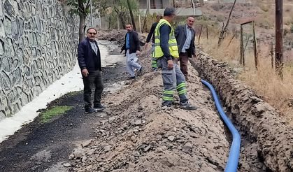 ASKİ Güdül’de Şebeke Hatlarını Yeniliyor