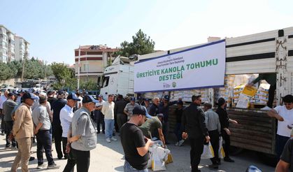 YÜZDE 50 HİBELİ KANOLA TOHUMU BAŞKENTLİ ÜRETİCİYLE BULUŞTU