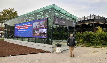 ANKARA BÜYÜKŞEHİR’DEN METRO İSTASYONU VE ALT GEÇİTTE KANOPİ ÇALIŞMASI