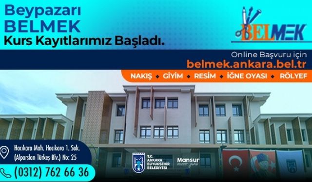 Beypazarı’nda ABB BELMEK Kursları Başlıyor