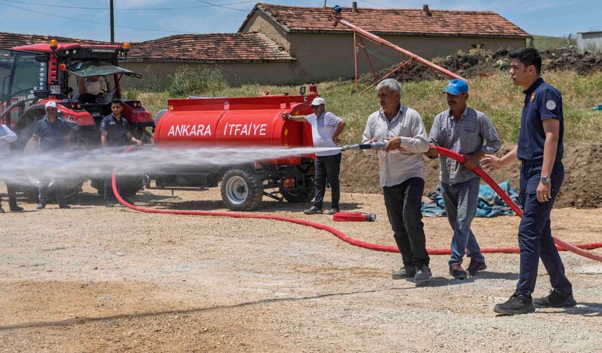 ABB’DEN KIRSAL MAHALLELERE YANGIN SÖNDÜRME TANKERİ